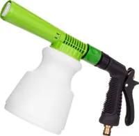 Schaumlanze Autoreinigung und Garten, 1000ml-Flasche, Pistole + Niederdruckschäumer