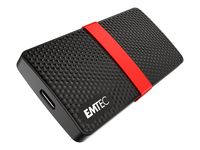 X200 Portable 4K SSD, 1 TB, Schwarz / Rot