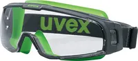 uvex Vollsichtbrille u-sonic Scheibentönung: klar grau / lime