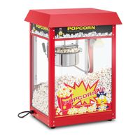 Royal Catering Malý popcornovač - výkon 1600 W, nerezová oceľ, tvrdené sklo a teflónový materiál