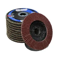 Fächerschleifscheibe für Winkelschleifer 125 mm - P80 - 10 Stück Lamellenschleifscheiben