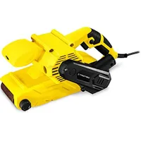 TROTEC Bandschleifer PBSS 10-900 | 6 Stufen 120 - 380 m/ min.  Kraftvoller 900-W-Bandschleifer ermöglicht einen hohen Abtrag auf großen Flächen