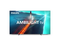PHILIPS 55OLED708/ 12 4K OLED Ambilight TV (Flat, 55 Zoll / 139 cm, UHD 4K, SMART TV, Ambilight, GoogleTV 12)