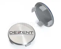 Středová krytka alu kola Ø 69/75mm Dezent ZT2310 plast, kovové víčko stříbrné, broušené