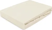 Prostěradlo s elastickým lemem, žerzej 160x200 Ekru