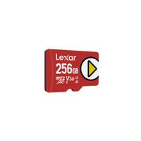 Lexar Play UHS-I MicroSDXC, 256 GB, Flash-Speicher Klasse 10, Rot, 150 MB/s