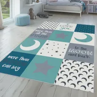 TT Home Kinderteppich Teppich Kinderzimmer Junge Mädchen Spielteppich Baby Modern Größe 180x280 cm