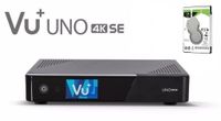 Vu+ Uno 4K SE 1x DVB-S2 FBC Sat Receiver Twin Tuner PVR Ready Linux Satellitenreceiver UHD TV Receiver mit 2 TB HDD Festplatte