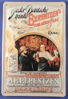 Blechschild Berentzen Korn Cognac Ersatz Schild Nostalgie Werbeschild