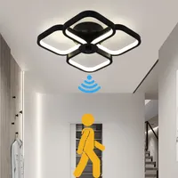 oyajia Deckenleuchte 24W Radar Deckenleuchte LED Flurlampe mit  Bewegungsmelder, LED fest integriert, Wasserdichte IP44  Sensor-Deckenleuchte, für Schlafzimmer Flur Küche