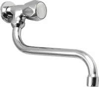 Wandventil 1/2´´, schwenkbarer Auslauf, Chrom