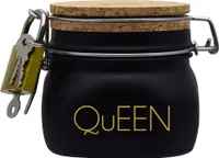 Spardose Geld Geschenk Ideen Queen Design1 Schwarz Größe S 0.5 Liter