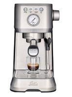 Solis Barista Perfetta Plus 1170 V2 Siebträgermaschine - Kaffeemaschine - Espressomaschine mit Dampf- und Heißwasserfunktion - Siebträger Kaffeemaschine - 16 bar - Silber