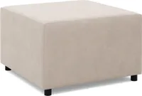 Sitzpouf für das Wohnzimmer 70 x 70 cm, Beige