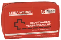 LEINA KFZ Verbandtasche Compact Inhalt DIN 13164 rot 100 % Nylon