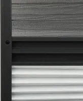 vidaXL sieťka proti hmyzu plisovaná na okná hliníková 80x100 cm so žalúziou