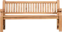 CLP Teakbank Jackson, Farbe:teak, Größe:180 cm