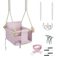 MAMOI® Babyschaukel, Baby schaukel Indoor und Outdoor, Kinderschaukel aus Holz, Holzschaukel für Kinder, Schaukeln für türrahmen, Türschaukel, Swing, Kleinkinderschaukel ab 1 jahr für Kinderzimmer