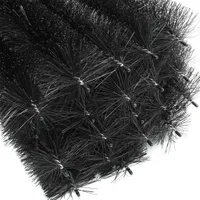 Wiltec 24 m Nistschutzbürste 20x120 cm Ø 8cm für Solarpaneele, effektiver flexibler Einnistschutz, 20 Stück Spatzenbürste