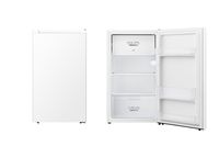 YUNA SINAIDA GFE Kühlschrank 82 Liter, mit 3*Gefrierfach, weiß , 125 kWh/Jahr, LED-Beleuchtung, Gemüseschublade, 2 Fachböden, 3 Türablagen