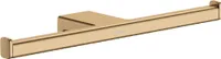 Hansgrohe AddStoris - Doppelpapierrollenhalter, Bronze gebürstet 41748140