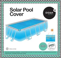 Didak Isolierende Luftpolsterfolie - 488 x 244 cm Solarabdeckung Rechteckiger Pool