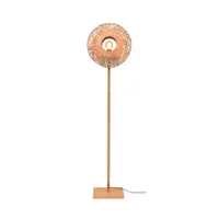 GOOD&MOJO - Stehleuchte Kalimantan - Bambus - 44x30x170cm für Wohnzimmer, Schlafzimmer