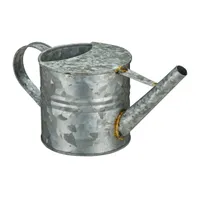 relaxdays Gießkanne silber 1,3 l