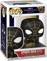 POP Figur Marvel Spiderman No Way Home Spiderman Schwarz & Gold Anzug