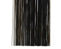 Lametta vinyl glänzend l50h40 cm schwarz Weihnachtsgirlande