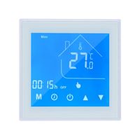 WiFi Smart Thermostat Temperaturregler LCD-Display Woche programmierbar fuer elektrische Fussbodenheizung Tuya APP Control Kompatibel mit Alexa Google Home