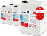 4x12,5 kg BAYZID® Flüssigchlor 13% zur effektiven Pool Desinfektion