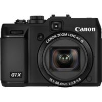 Canon Powershot G1X 14,3 Megapixel Kompaktkamera, Full HD Video, 4-fach optischer/4-fach digitaler Zoom, 28 - 112 mm Brennweite, optischer Bildstabilisator, 18,7 x 14 mm CMOS-Sensor, F2,8 (W) - F5,8 (T), 7,62 cm (3 Zoll) klappbares Display, YES
