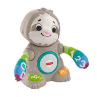 Fisher-Price BlinkiLinkis Faultier, Baby-Spielzeug mit Musik, Lernspielzeug