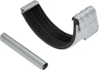 Dachrinnenverbinder Größe 6 tlg ( 153 mm breit ) Rinnenverbinder Titanzink