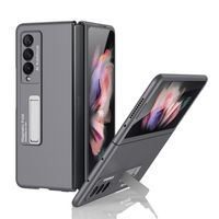 All-Inclusive Magnethalterung Slim Fold3 W22 Handyhülle Handyschutzhülle für Samsung Z Fold3 (Grau)