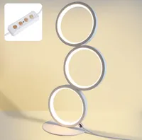 LED Tischleuchte LED-Schreibtischlampe, Nachttischlampe mit Tastendimmer