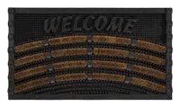 Fussmatte Welcome  schwarz kokos gummi, 40 x 70 cm