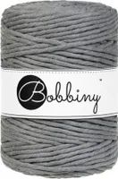 BOBBINY 5mm Makramee Garn Regular 100m, Farbe:Stone Grey