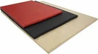 Hundematte Hundematratze Hundebett Hundeliege Hundekissen Tiermatte Kunstleder 120cm x 90cm 10cm dunkelgrau