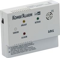 AMS Kombialarm compact KAC 12Volt - Narkose + Propangas / Caravan Camping LKW