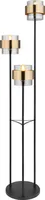 Globo Lighting Stehleuchte Metall schwarz matt, 3x E27
