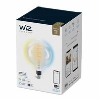 Philips WiZ laditelná bílá 8718699786731 LED žárovka Filament Globe E27 6,5W/470lm G200 2700-6500K