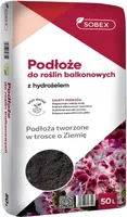 Pflanzenerde für Balkonpflanzen mit Hydrogel Blumenerde Balkonpflanzen 50 L