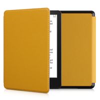 kwmobile Klapphülle kompatibel mit Amazon Kindle Paperwhite 11. Generation 2021 Hülle - eReader Case aus Kunstleder - Cover - Gelb