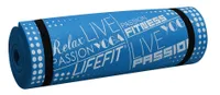LIFEFIT® YOGA MAT EXKLUZIV PLUS, 180x58x1,5cm, modrá