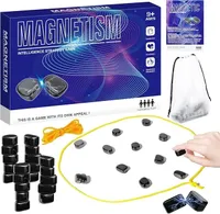 Magnetisches Schachspiel, Magnet Spiel, Magnetisches Schachspiel, Tisch Magnetspiel,Tragbares Schachbrett Magnetisch