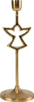 Kerzenständer Kerzenhalter Engel ø10x28cm gold Metall