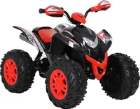 ROLLPLAY POWERSPORT Štvorkolka pre deti ATV MAX, 12V, detské vozidlo čierna