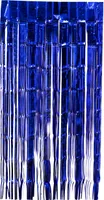 Lametta Vorhang 50x100cm, Farbauswahl:blau